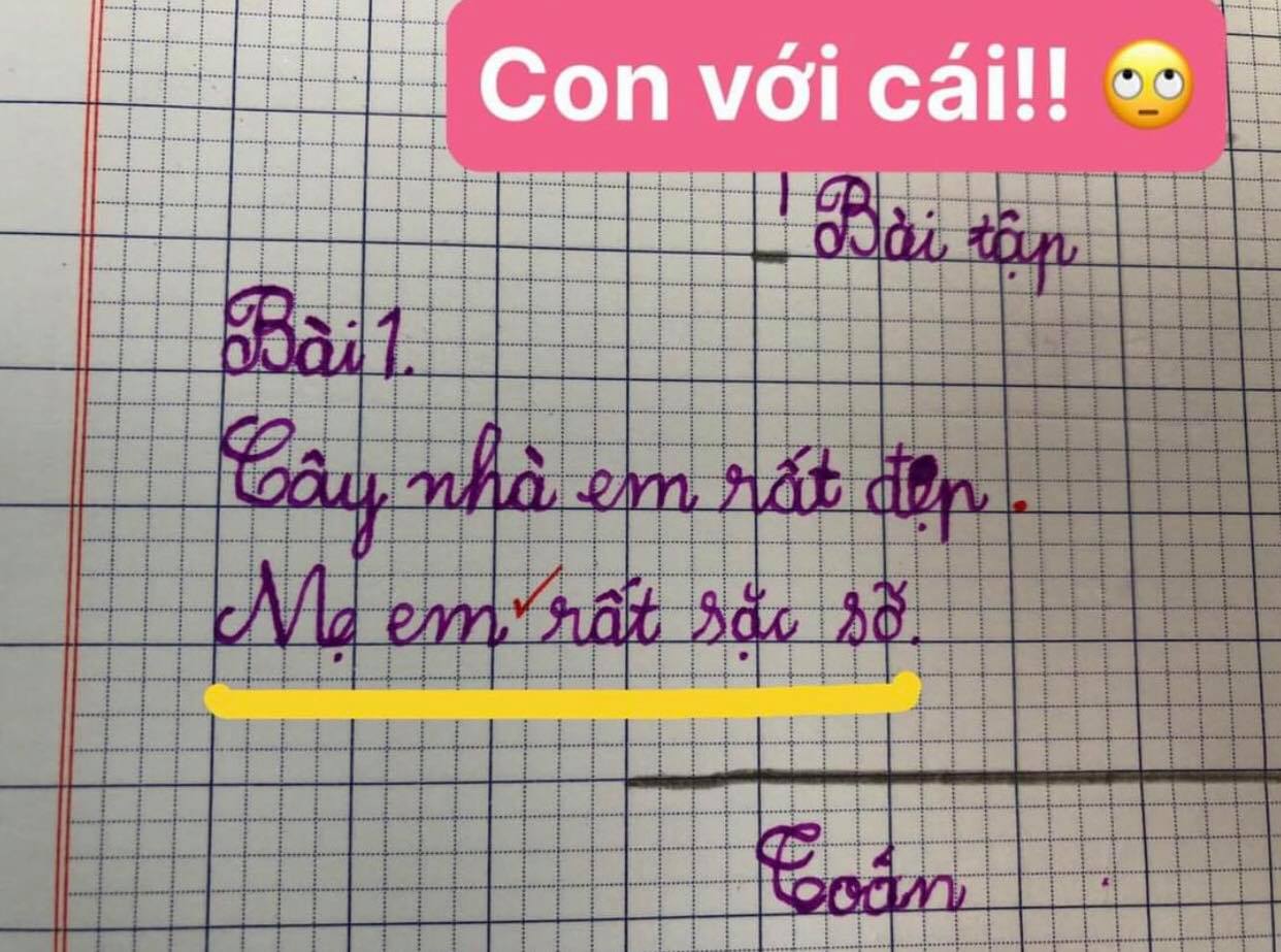 Học trò lớp 1 trổ tài làm bài tập tiếng Việt siêu lầy, đến giáo viên cũng phải thốt lên: &quot;Cười tắc thở mất! Đi dạy như tấu hài&quot; - Ảnh 8.