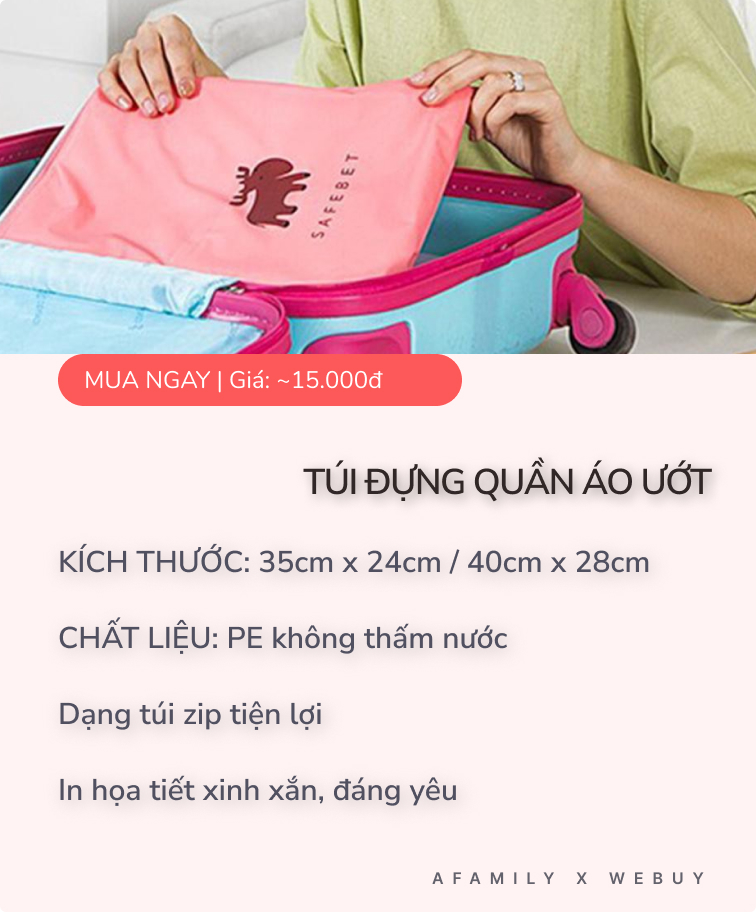 4 loại túi nhất định phải sắm để mang đi biển mùa hè này, vừa rẻ vừa tiện lợi lại bảo quản đồ sạch sẽ - Ảnh 6.