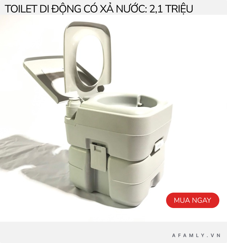 Các loại toilet vệ sinh di động cho các gia đình khi đi du lịch nhưng lại 