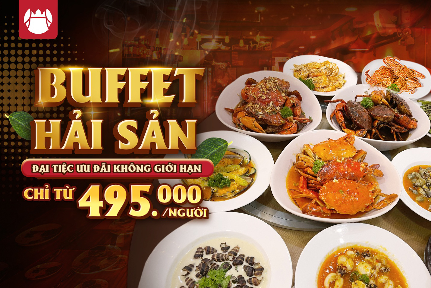 Đại tiệc buffet cua siêu đỉnh tại Sài Gòn, ăn thả ga không lo về giá - Ảnh 2.