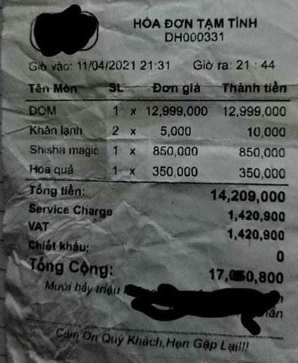 Thanh niên bị gái xinh dụ dỗ lên bar, mới 13 phút đã mất toi 17 triệu đồng khiến dân mạng xôn xao - Ảnh 1. Thanh niên bị gái xinh dụ dỗ lên bar, mới 13 phút đã mất toi 17 triệu đồng khiến dân mạng xôn xao - Ảnh 1.