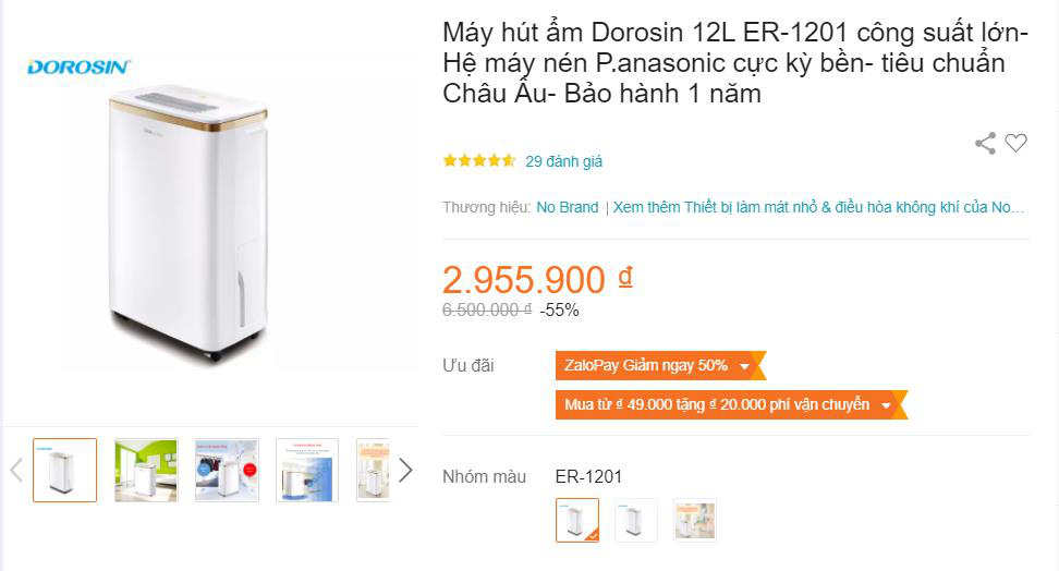 Mùa nồm hoành hành, điểm danh 7 máy hút ẩm rất đáng mua cho mẹ đảm Hà Nội, giá chỉ từ 275K - Ảnh 13.