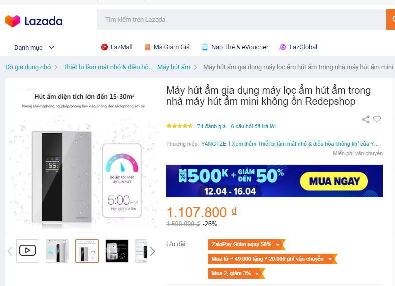Mùa nồm hoành hành, điểm danh 7 máy hút ẩm rất đáng mua cho mẹ đảm Hà Nội, giá chỉ từ 275K - Ảnh 6.