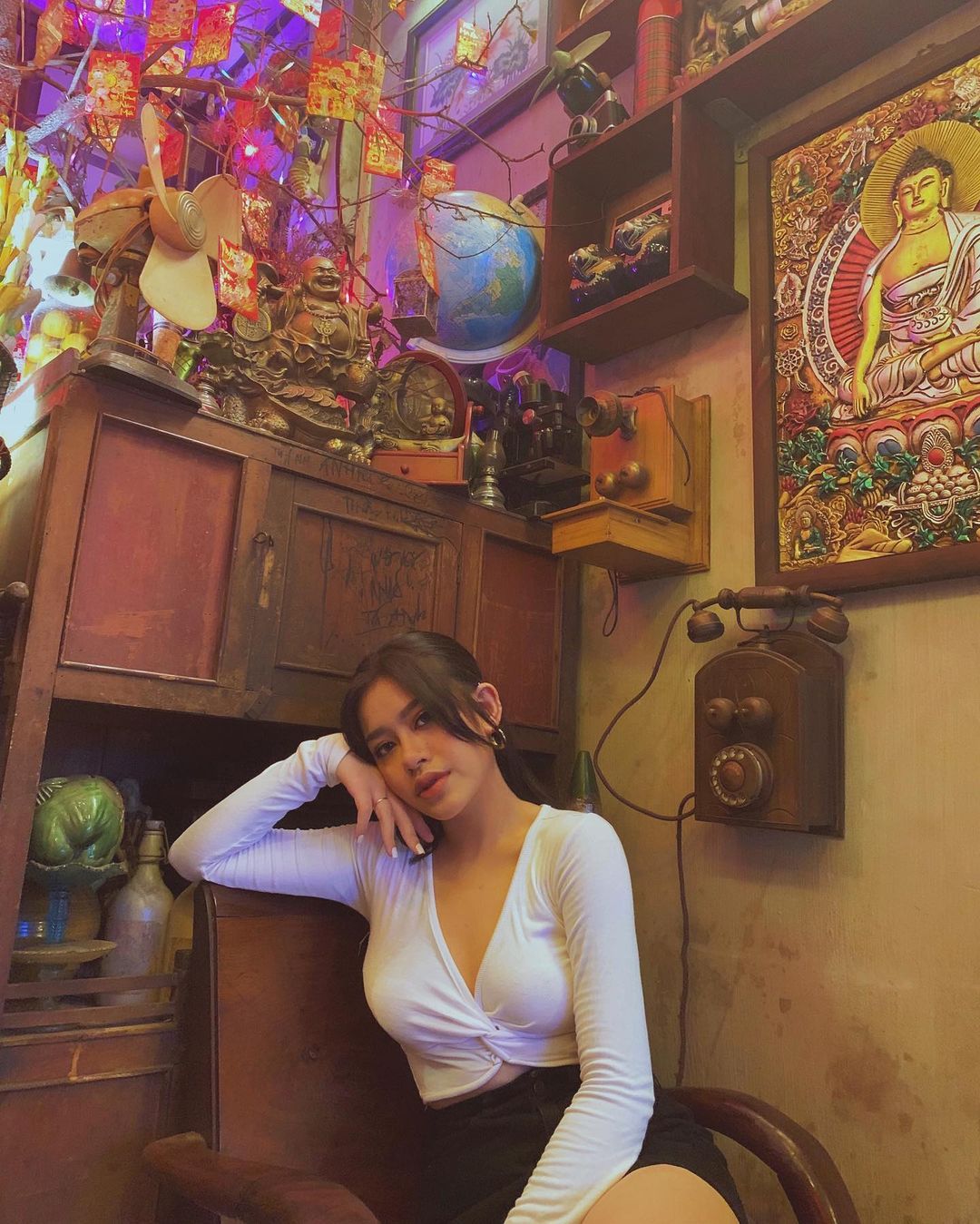 Cô con gái xinh như hot girl, sinh năm 2k2 của vợ hai ít người biết của NS Kim Tử Long - Ảnh 7. Cô con gái xinh như hot girl, sinh năm 2k2 của vợ hai ít người biết của NS Kim Tử Long - Ảnh 7.