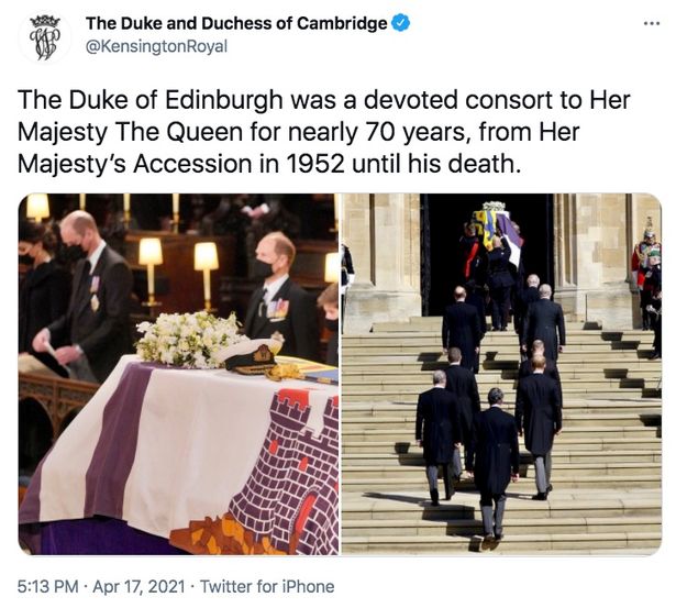 Động thái đầu tiên của Nữ hoàng Anh sau tang lễ Hoàng tế Philip khiến ai cũng đau nhói, nhà Công nương Kate có chia sẻ đầy tinh tế - Ảnh 3.