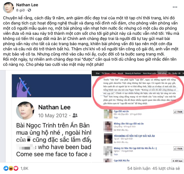 Bị Nathan Lee dằn mặt, ẩn ý không cùng đẳng cấp, Ngọc Trinh liền có phản ứng ngay và luôn! - Ảnh 3.