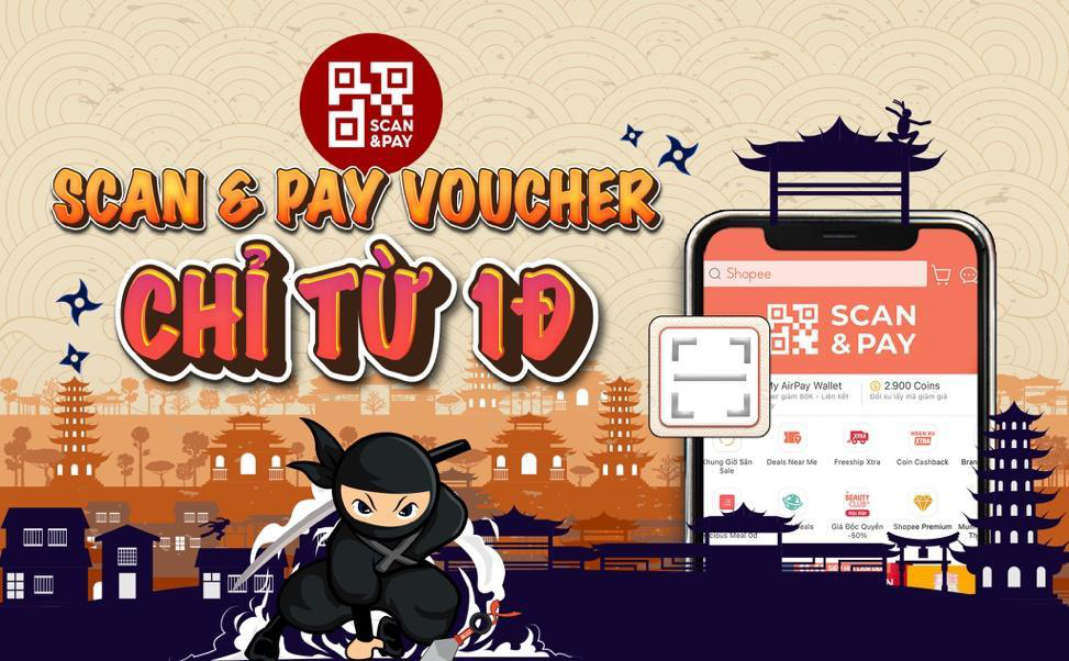 Sở hữu ngay loạt Scan & Pay voucher siêu HOT với giá mua chỉ còn 5.000 đồng! - Ảnh 1.