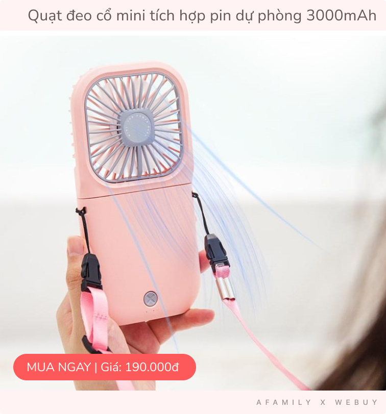 Test nhanh quạt mini đeo cổ 170k đang hot: Tiện lợi, nhỏ xinh nhưng cái quan trọng nhất lại hơi &quot;đuối&quot; - Ảnh 11.