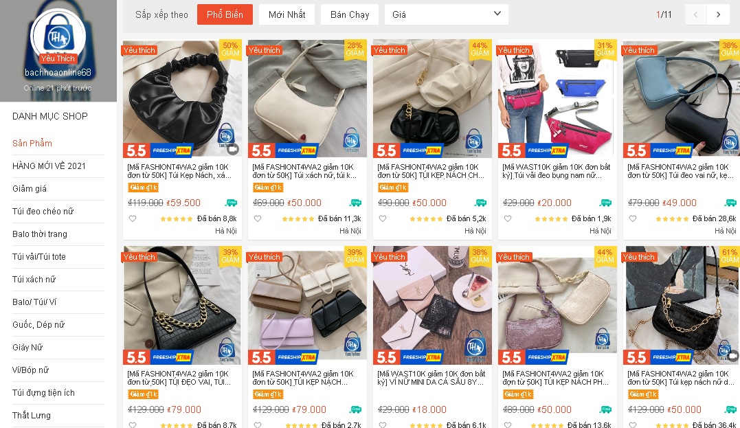 4 shop bán túi cắp nách chỉ từ 30k trên Shopee: Giá rẻ nhưng chất lượng cao, nhận được cả nghìn review tốt - Ảnh 4. 4 shop bán túi cắp nách chỉ từ 30k trên Shopee: Giá rẻ nhưng chất lượng cao, nhận được cả nghìn review tốt - Ảnh 4.