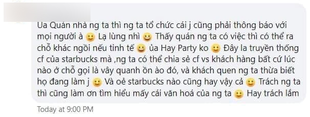 Xôn xao việc khách hàng phản ánh nhân viên và &quot;cựu nhân viên&quot; của Starbucks hà hơi vào bình pha cà phê, mở tiệc trên bàn của khách rồi về bình luận mắng khách kịch liệt? - Ảnh 5.