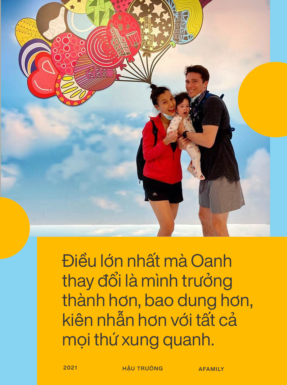 Hoàng Oanh tiết lộ sau 7 tháng sang Singapore đoàn tụ với chồng Tây: Cuộc sống thay đổi hoàn toàn, &quot;stress&quot; khi lần đầu làm mẹ bỉm sữa - Ảnh 2.