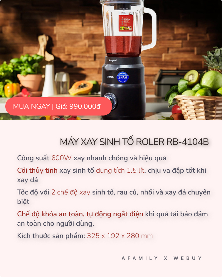 Deal hot mừng ngày Giải Phóng: Đồ gia dụng giảm giá cực shock, chị em “yêu bếp” nhanh tay săn ngay trong dịp lễ lớn này! - Ảnh 3.