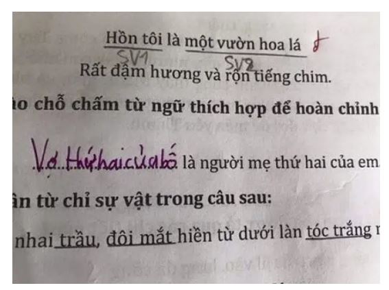 Bài tập yêu cầu đặt câu với từ &quot;con chó&quot;, bé tiểu học trổ tài khiến mẹ nghe xong tức đến nín thở: Chán chẳng buồn nói luôn! - Ảnh 7.