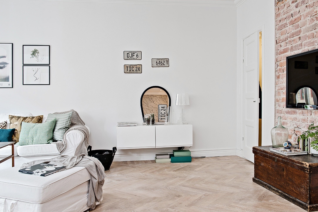 Căn hộ hơn 40m² đẹp tinh khôi với màu trắng chuẩn phong cách Scandinavian - Ảnh 8.