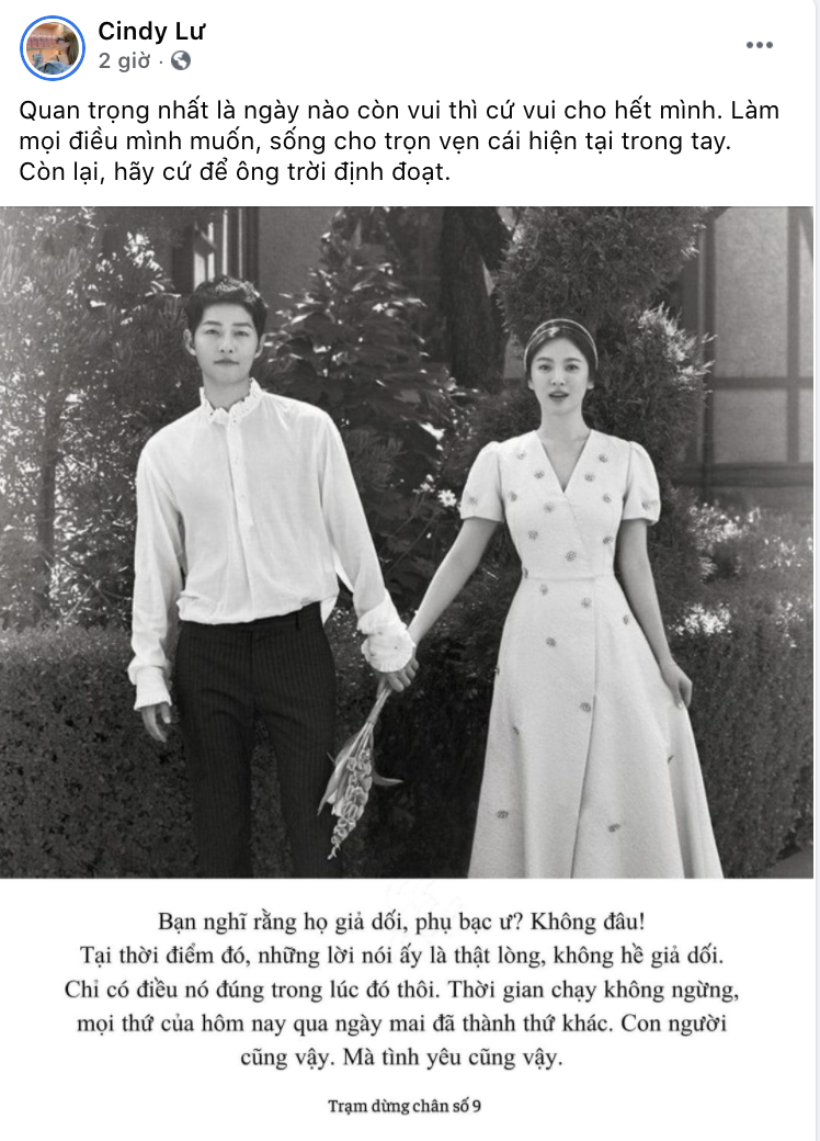 Vợ cũ Hoài Lâm bỗng đăng ảnh cặp đôi Song Song và ẩn ý về chuyện bội bạc: Hãy để ông trời định đoạt? - Ảnh 2.