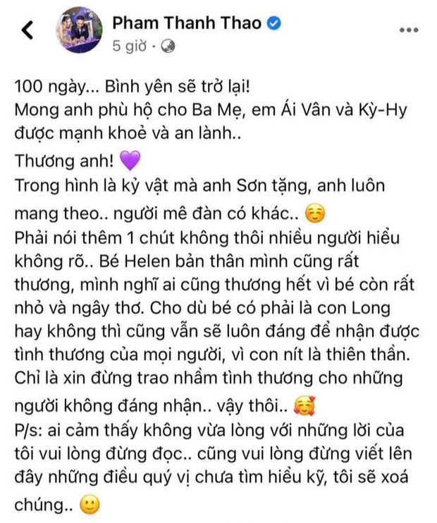 Linh Lan lên tiếng trước nghi vấn Helen không phải con ruột của cố ca sĩ Vân Quang Long, tiết lộ điều hối hận khi hay tin chồng qua đời - Ảnh 6.