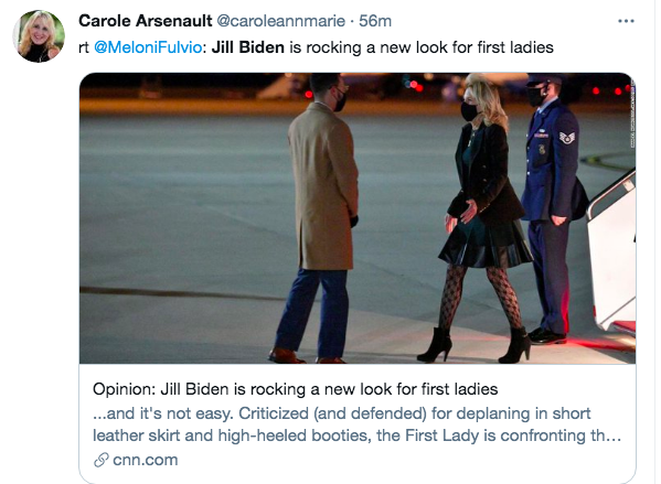 Gần 70 tuổi, lần đầu tiên style của Phu nhân Jill Biden bị lôi ra bàn tán: Chiếc quần tất lưới chính là "thủ phạm" khiến bà không bằng một phần của Melania Trump - Ảnh 8. Gần 70 tuổi, lần đầu tiên style của Phu nhân Jill Biden bị lôi ra bàn tán: Chiếc quần tất lưới chính là "thủ phạm" khiến bà không bằng một phần của Melania Trump - Ảnh 8.