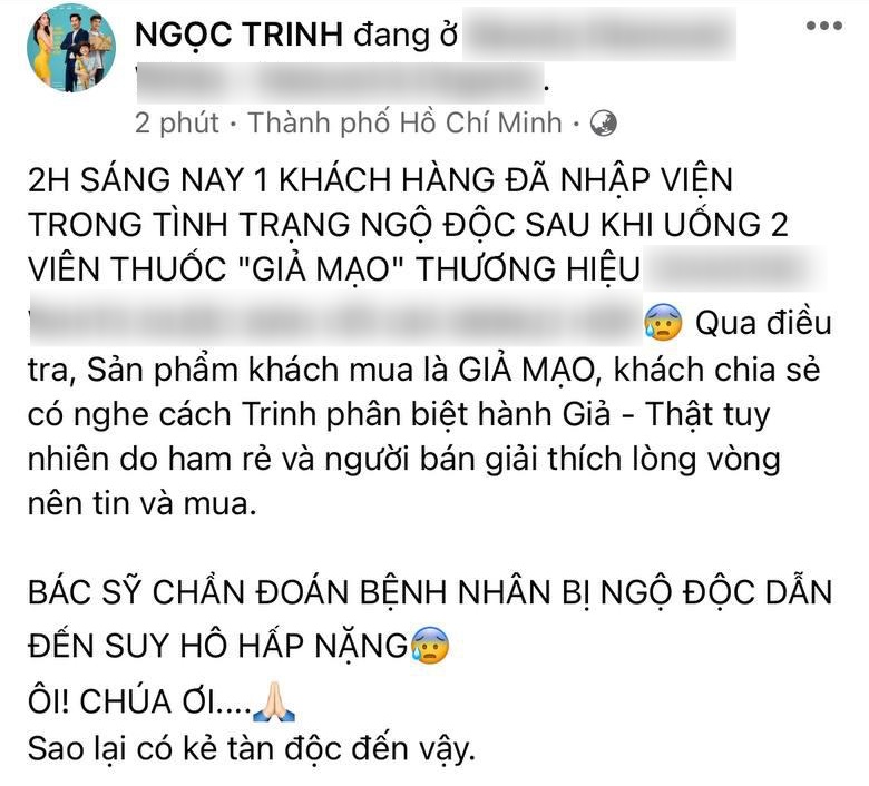 Ngọc Trinh lại gặp “biến” sau vụ trộm 15 tỷ đồng, phải lên tiếng làm rõ vì khách hàng ngộ độc đến mức nhập viện - Ảnh 2.