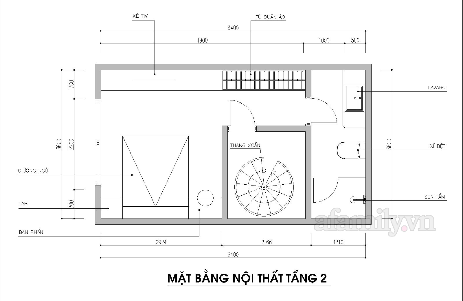 Kiến trúc sư tư vấn thiết kế nhà ống 20m² cho 4 người chi phí 109 triệu đồng - Ảnh 3.