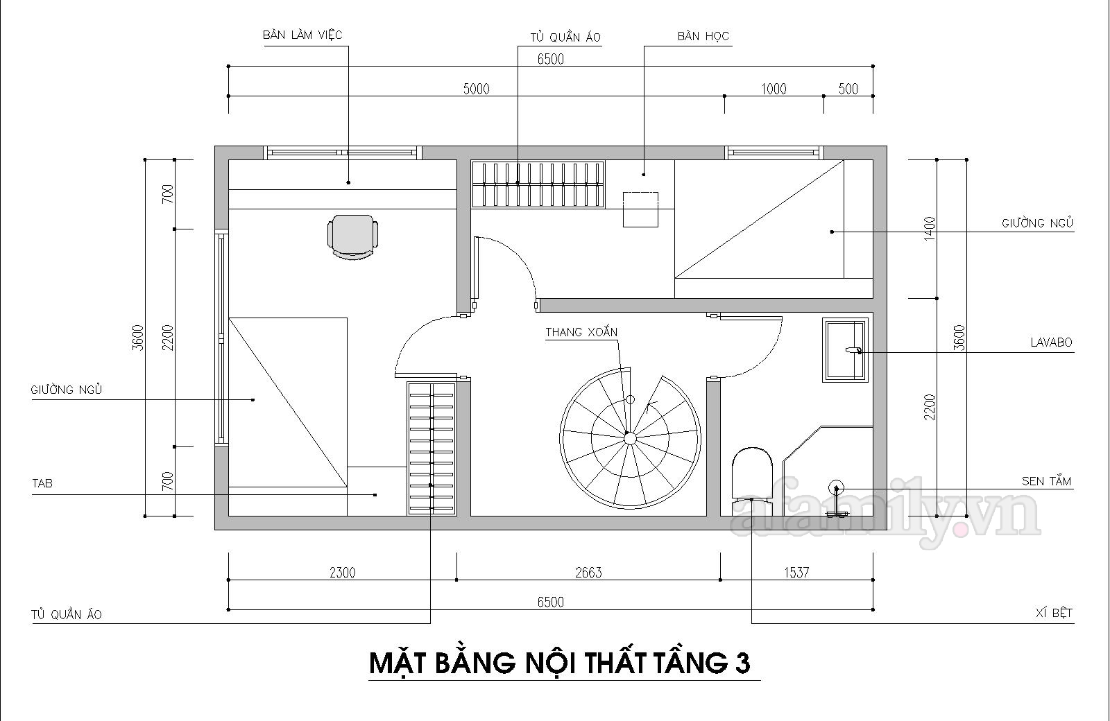 Kiến trúc sư tư vấn thiết kế nhà ống 20m² cho 4 người chi phí 109 triệu đồng - Ảnh 4.