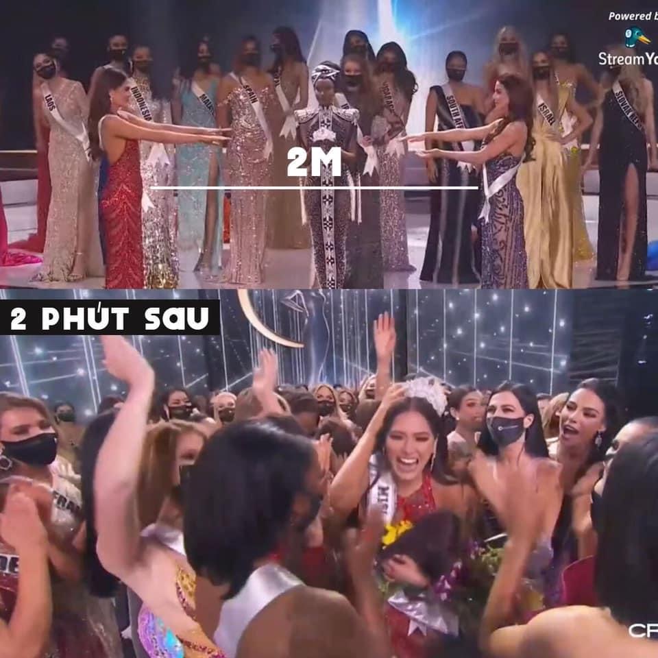 Ngừa dịch giả trân như Miss Universe 2020: Nắm tay thì không nhưng ôm hôn tập thể thì vô tư? - Ảnh 6.