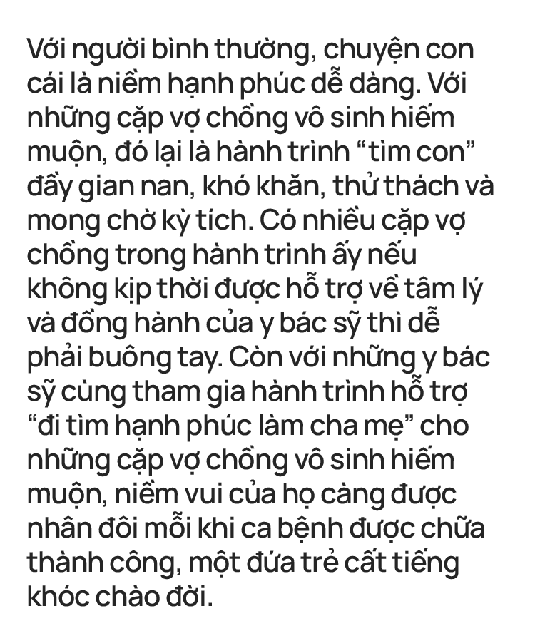 Có một nơi biến hành trình hiếm muộn gian nan thành niềm hạnh phúc vỡ òa khi “được làm cha mẹ” - Ảnh 1.