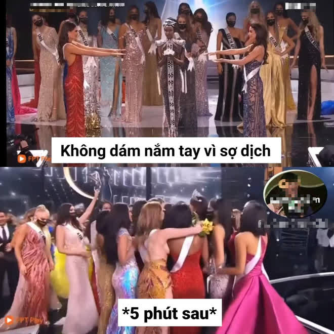 Ngừa dịch giả trân như Miss Universe 2020: Nắm tay thì không nhưng ôm hôn tập thể thì vô tư? - Ảnh 5.