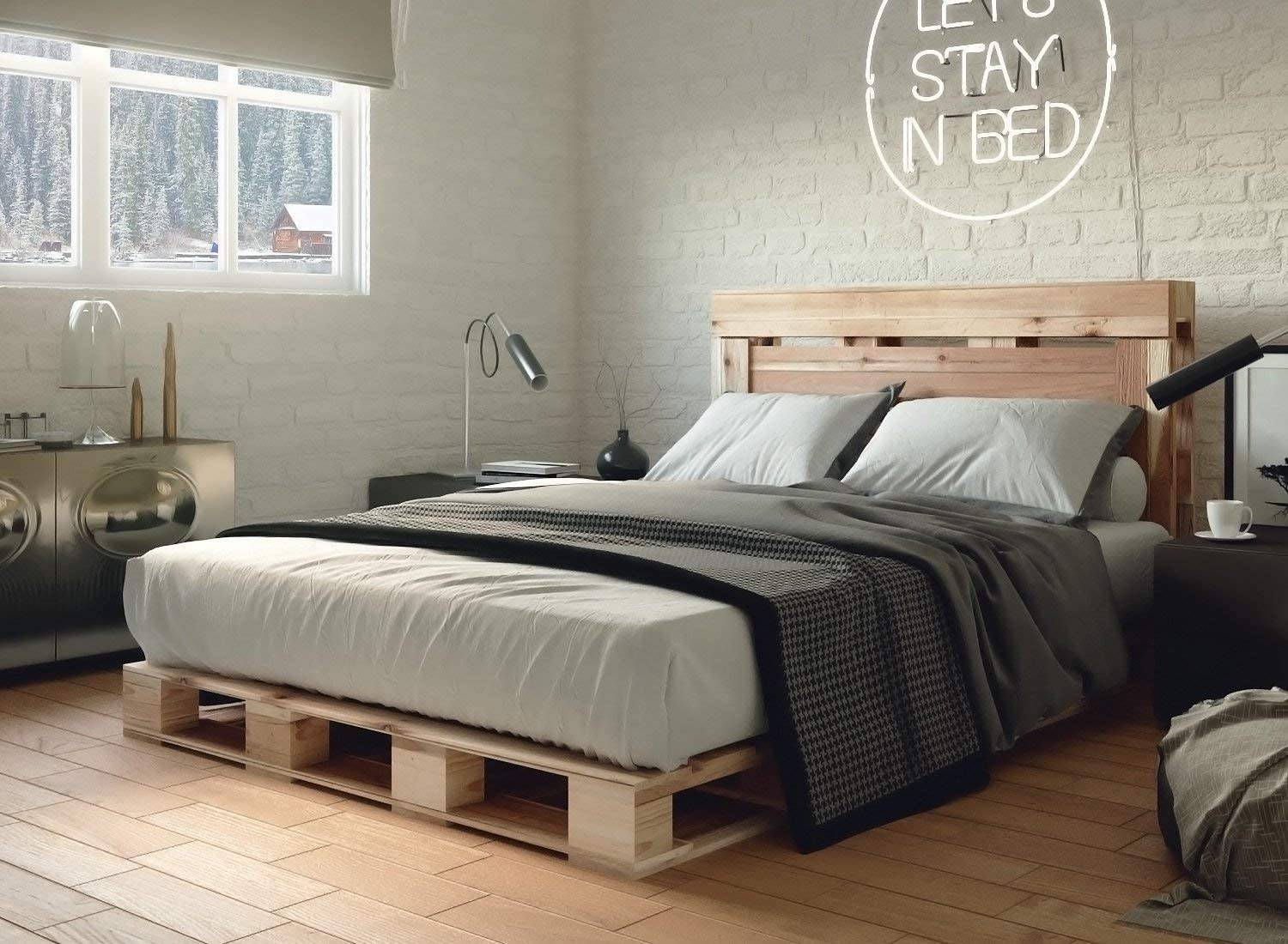 Những ý tưởng thú vị giúp phòng ngủ thêm ấn tượng với giường pallet tự chế - Ảnh 13.