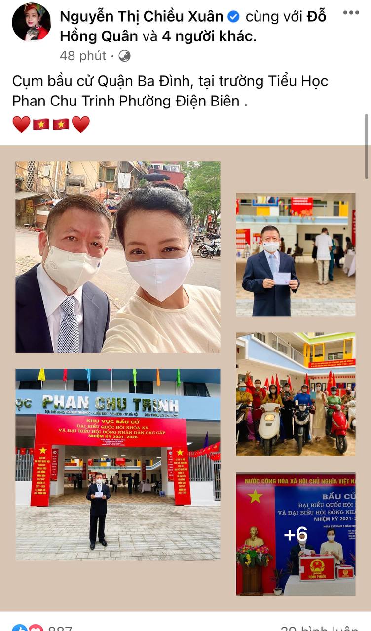 Sao Việt nô nức đi bầu cử: Tiểu Vy, Huyền My dậy sớm làm thanh niên gương mẫu, Khánh Vân từ Mỹ cũng hào hứng hưởng ứng - Ảnh 12.