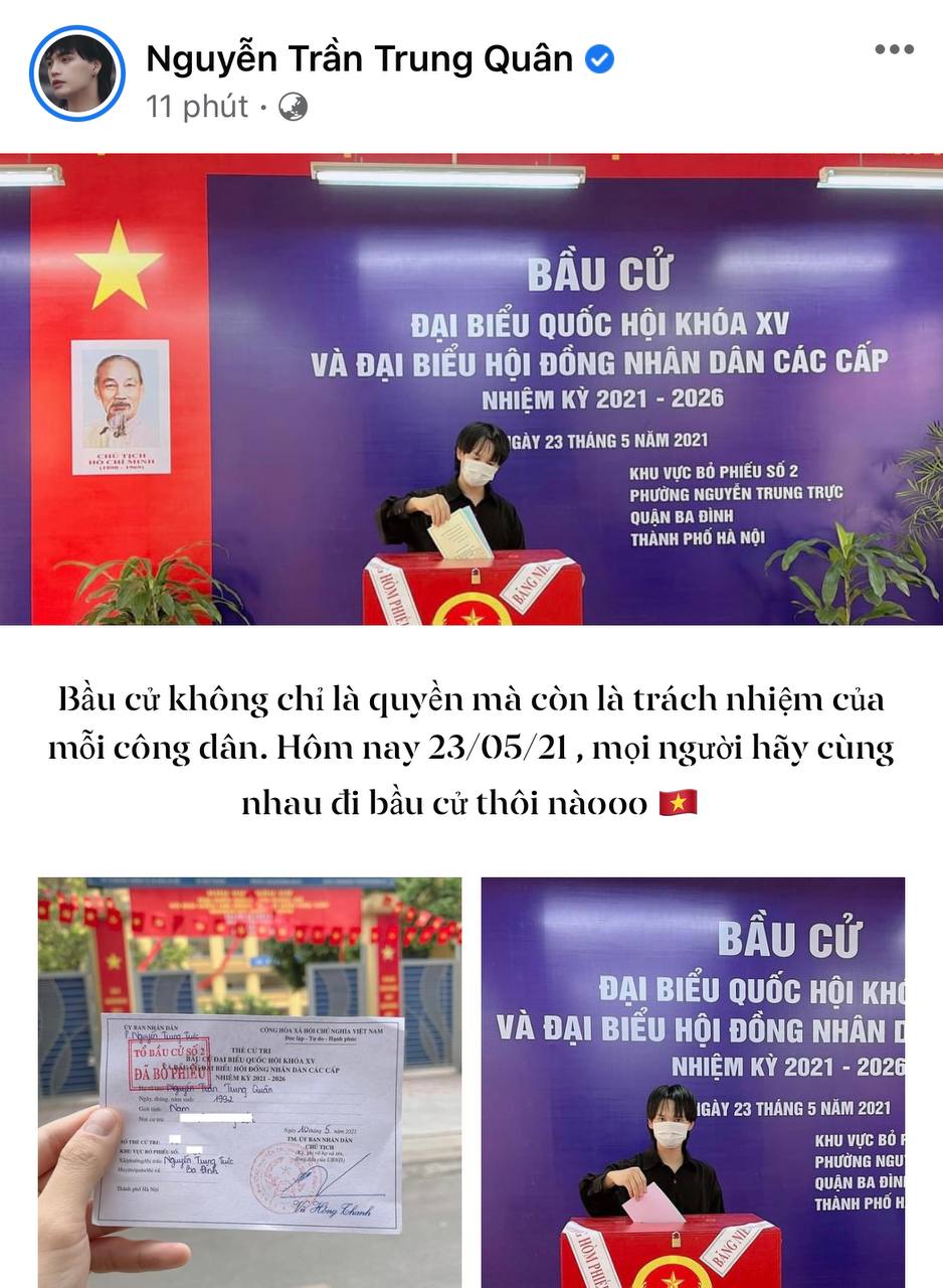 Sao Việt nô nức đi bầu cử: Tiểu Vy, Huyền My dậy sớm làm thanh niên gương mẫu, Khánh Vân từ Mỹ cũng hào hứng hưởng ứng - Ảnh 16.