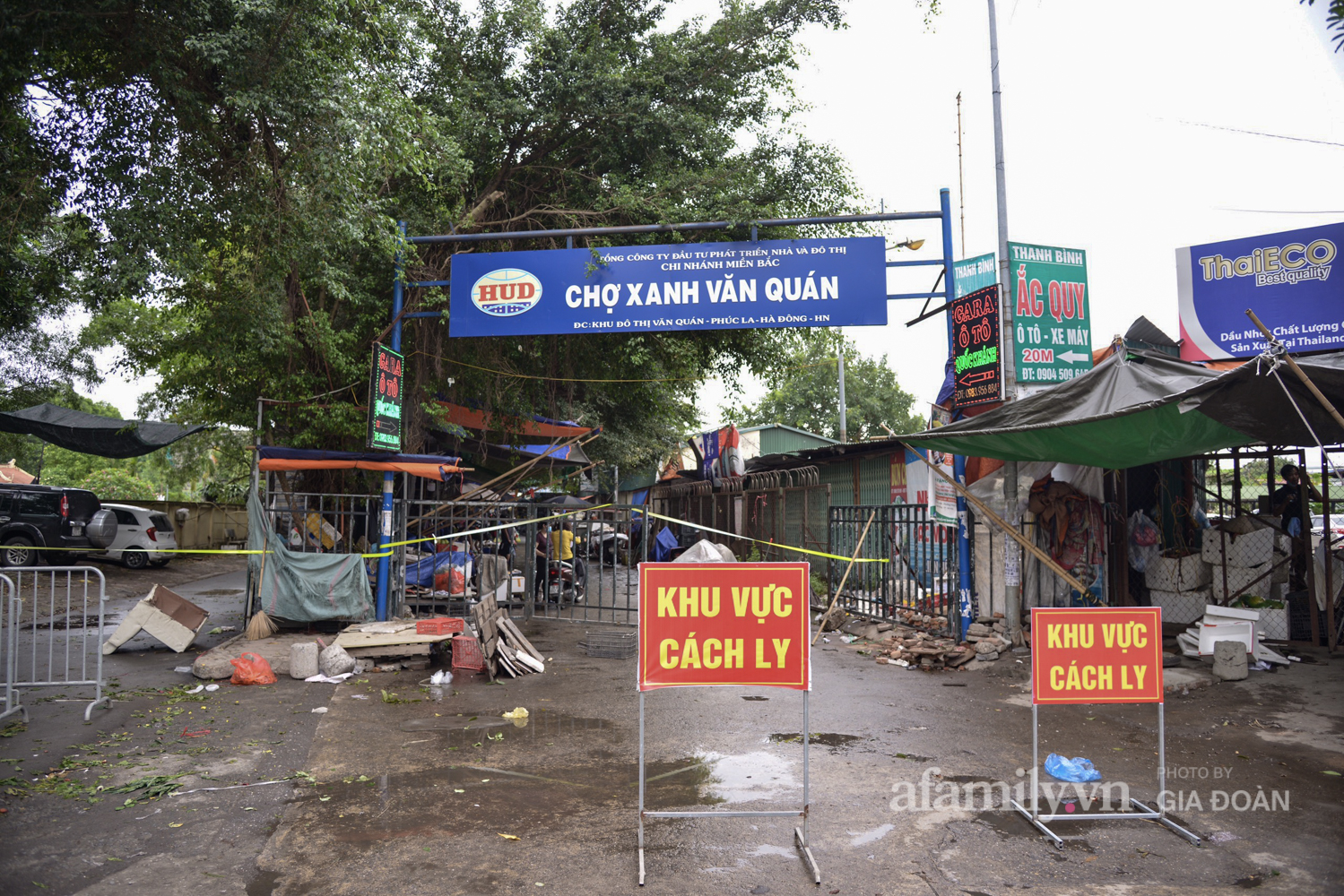 Hà Nội tạm phong toả chợ Xanh Văn Quán, khẩn trương lấy mẫu xét nghiệm COVID-19 cho toàn bộ tiểu thương vì liên quan đến lịch trình một ca F0 ở 