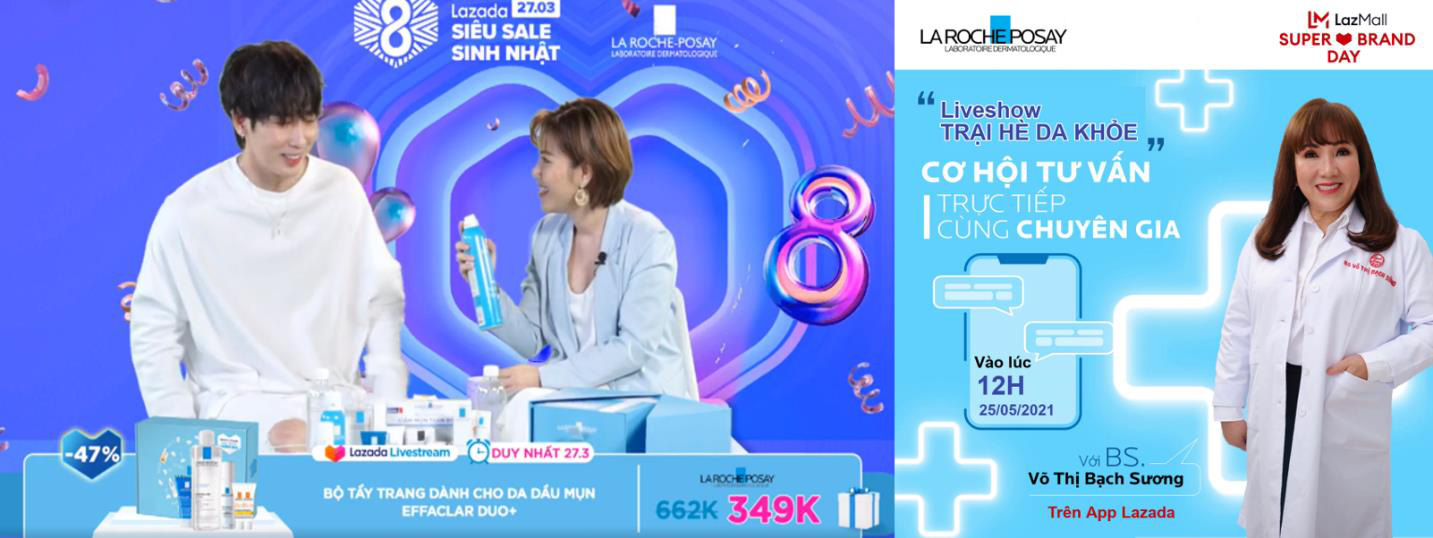 Lazada và LaRoche-Posay đánh dấu cột mốc 5 năm hợp tác - Ảnh 1.