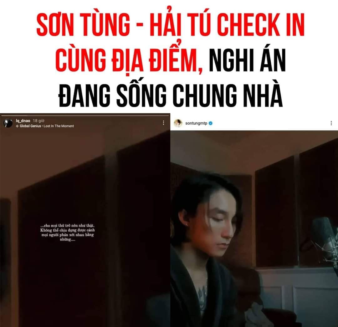 Cõi mạng dậy sóng vì nghi vấn Sơn Tùng và Hải Tú check-in cùng địa điểm, tiết lộ sống chung một nhà? - Ảnh 4.