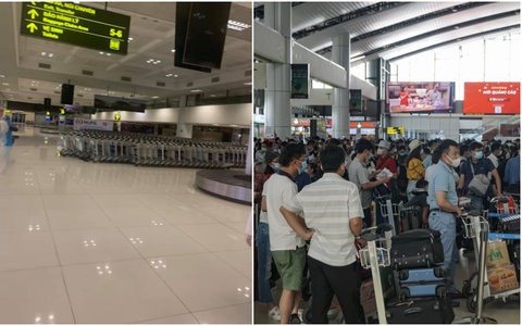 NÓNG: Dừng nhập cảnh hành khách tại sân bay Nội Bài từ 1/6