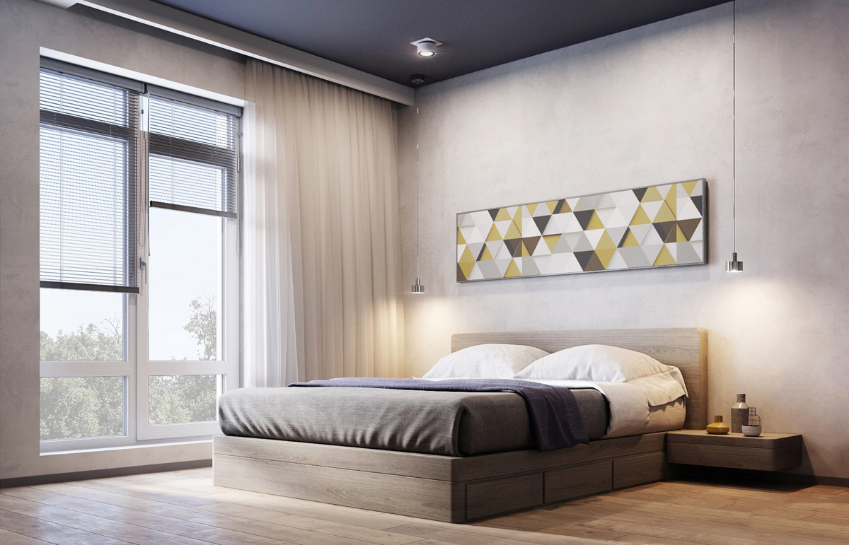 Kiến trúc sư tư vấn thiết kế phòng ngủ 20m² cho vợ chồng trẻ chi phí 60 triệu đồng - Ảnh 2.