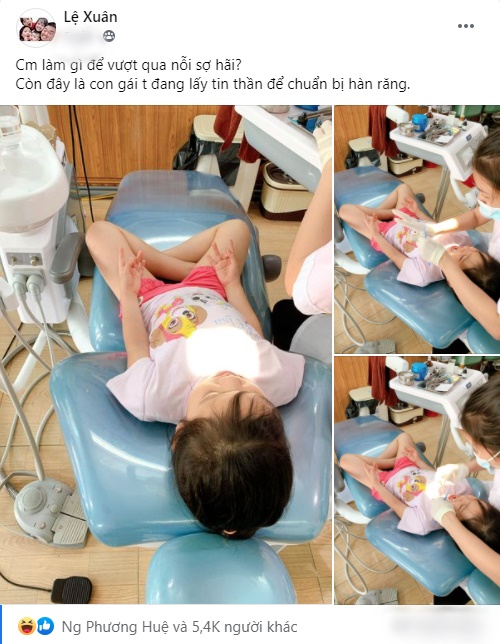 Được mẹ đưa đi làm răng, bé gái có hành động "làm phép" trấn áp cơn sợ hãi khiến người lớn cũng cảm thấy bất ngờ - Ảnh 1. Được mẹ đưa đi làm răng, bé gái có hành động "làm phép" trấn áp cơn sợ hãi khiến người lớn cũng cảm thấy bất ngờ - Ảnh 1.