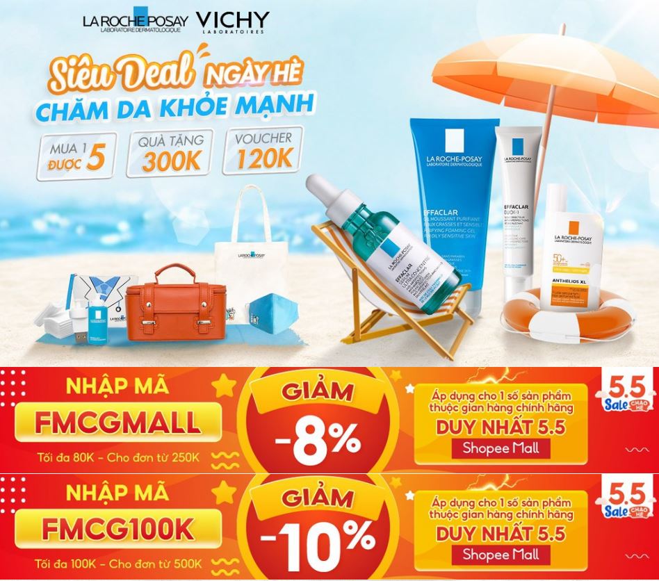 Mỹ phẩm chính hãng sale kịch sàn 5.5 - Ảnh 1.