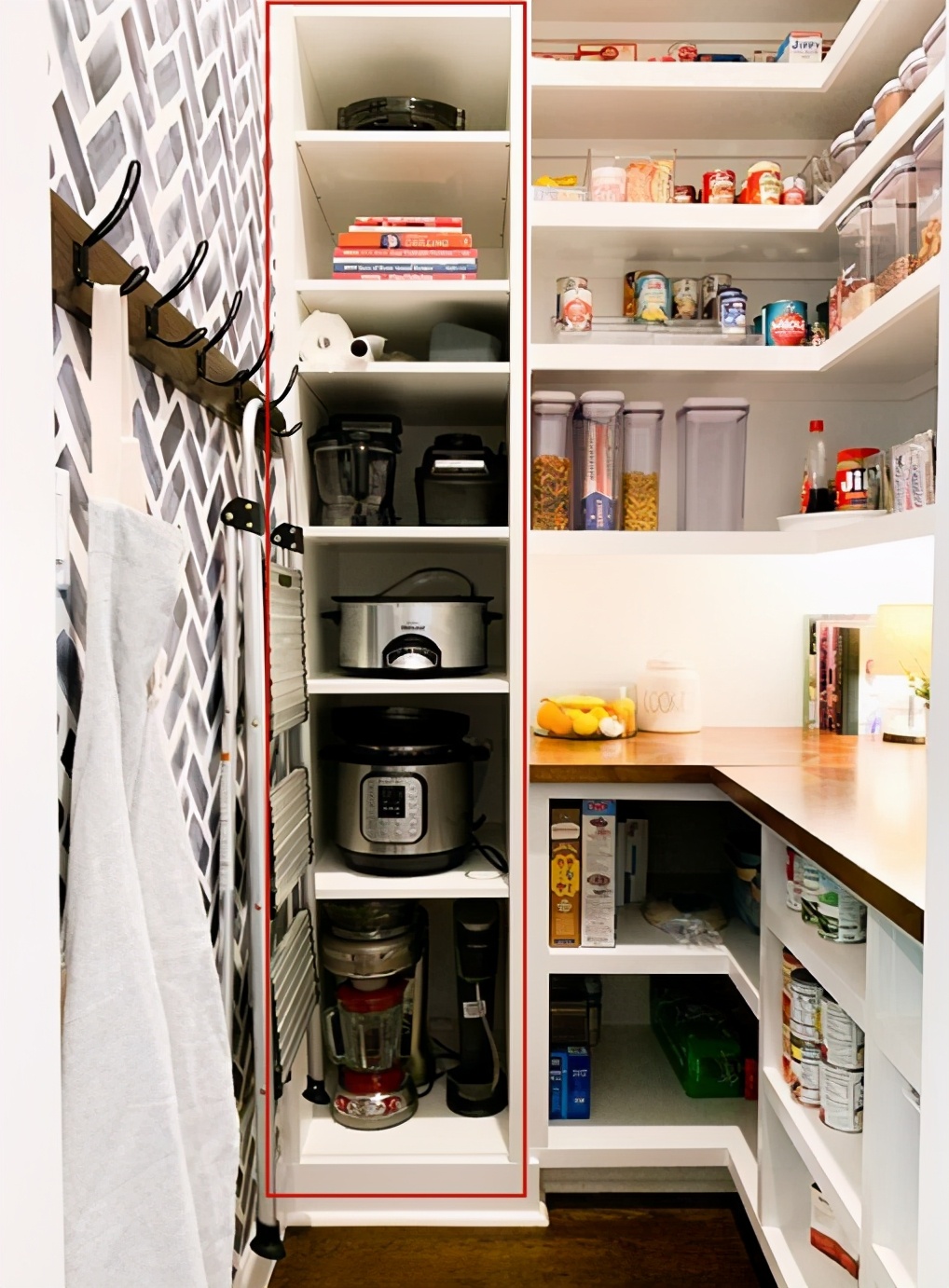 Đừng lắp tủ bếp âm tường nữa, học ngay căn bếp Nhật với khu lưu trữ 1m2, hiệu quả thật đáng kinh ngạc - Ảnh 8.