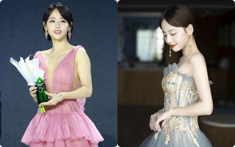 Mỹ nhân đẹp nhất Diên Hi tăng cân thấy rõ, mặc đầm lộ ngấn mỡ nhưng nhan sắc vẫn xuất sắc - Ảnh 5. Mỹ nhân đẹp nhất Diên Hi tăng cân thấy rõ, mặc đầm lộ ngấn mỡ nhưng nhan sắc vẫn xuất sắc - Ảnh 5.