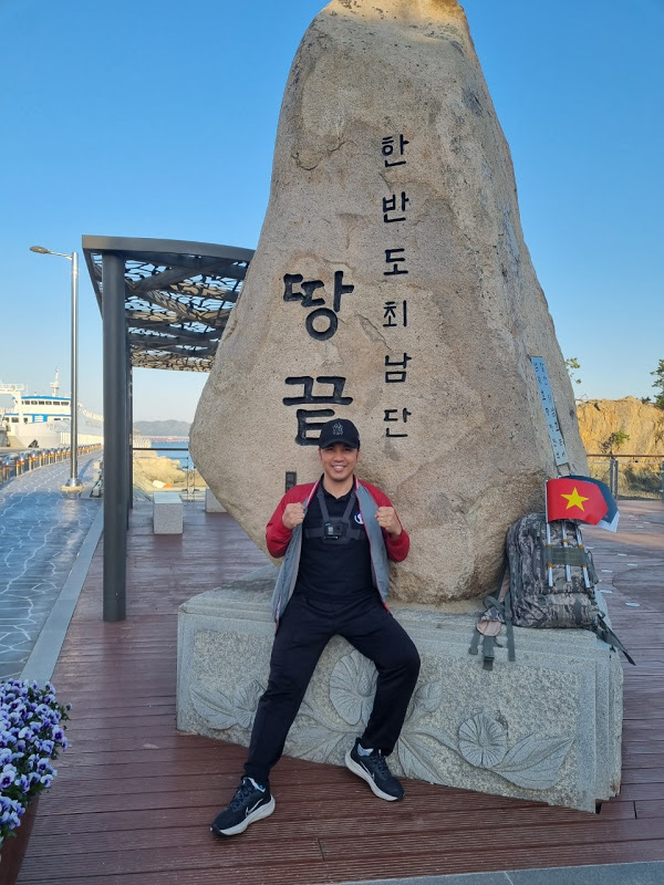 Hành trình đi bộ 1000km xuyên Hàn Quốc của chàng trai Việt truyền cảm hứng tới nhiều người - Ảnh 2.