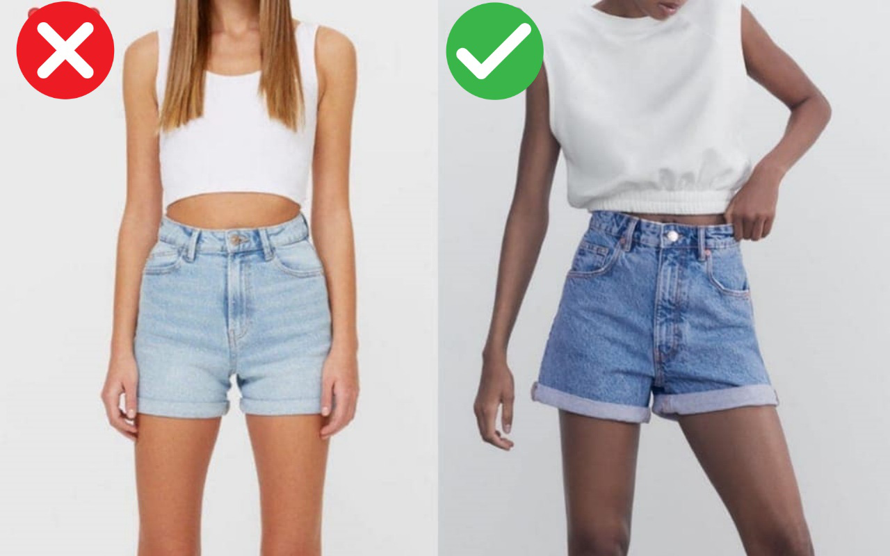 6 kiểu quần short jeans “đánh tụt” style của bạn xuống mức thảm họa