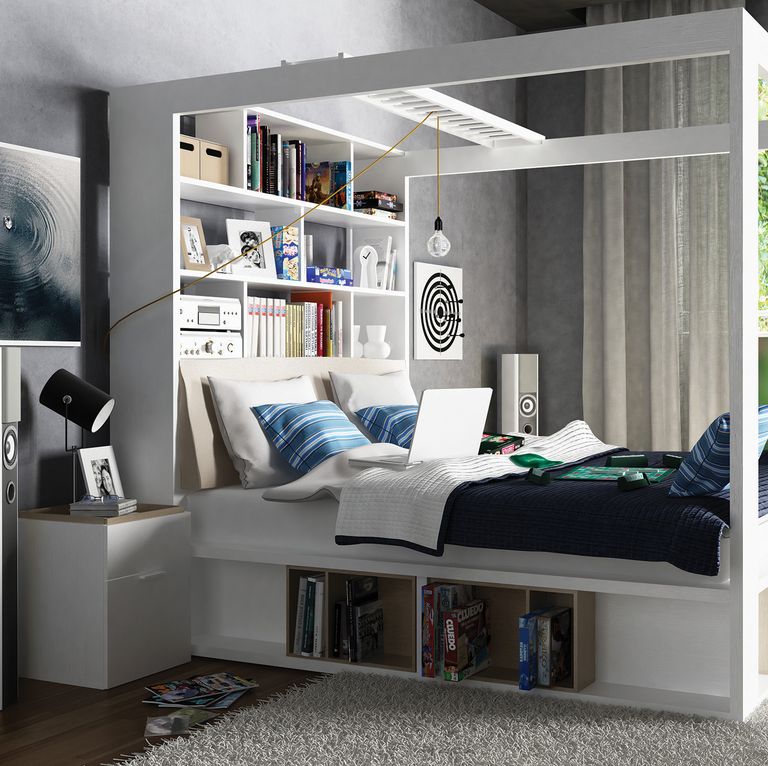 Ý tưởng thông minh mở rộng tối đa không gian cho phòng ngủ nhỏ - Ảnh 7.