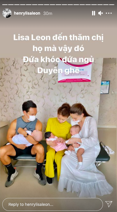 Được bố mẹ đưa đi thăm chị họ mà phản ứng khác biệt của Lisa và Leon nhà Hồ Ngọc Hà khiến ai cũng phì cười - Ảnh 1.