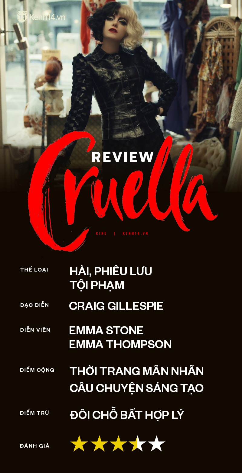 Cruella: Ác nữ trộm chó khơi mào cuộc chiến thời trang choáng ngợp, gây sốc dù phi lý - Ảnh 17. Cruella: Ác nữ trộm chó khơi mào cuộc chiến thời trang choáng ngợp, gây sốc dù phi lý - Ảnh 17.