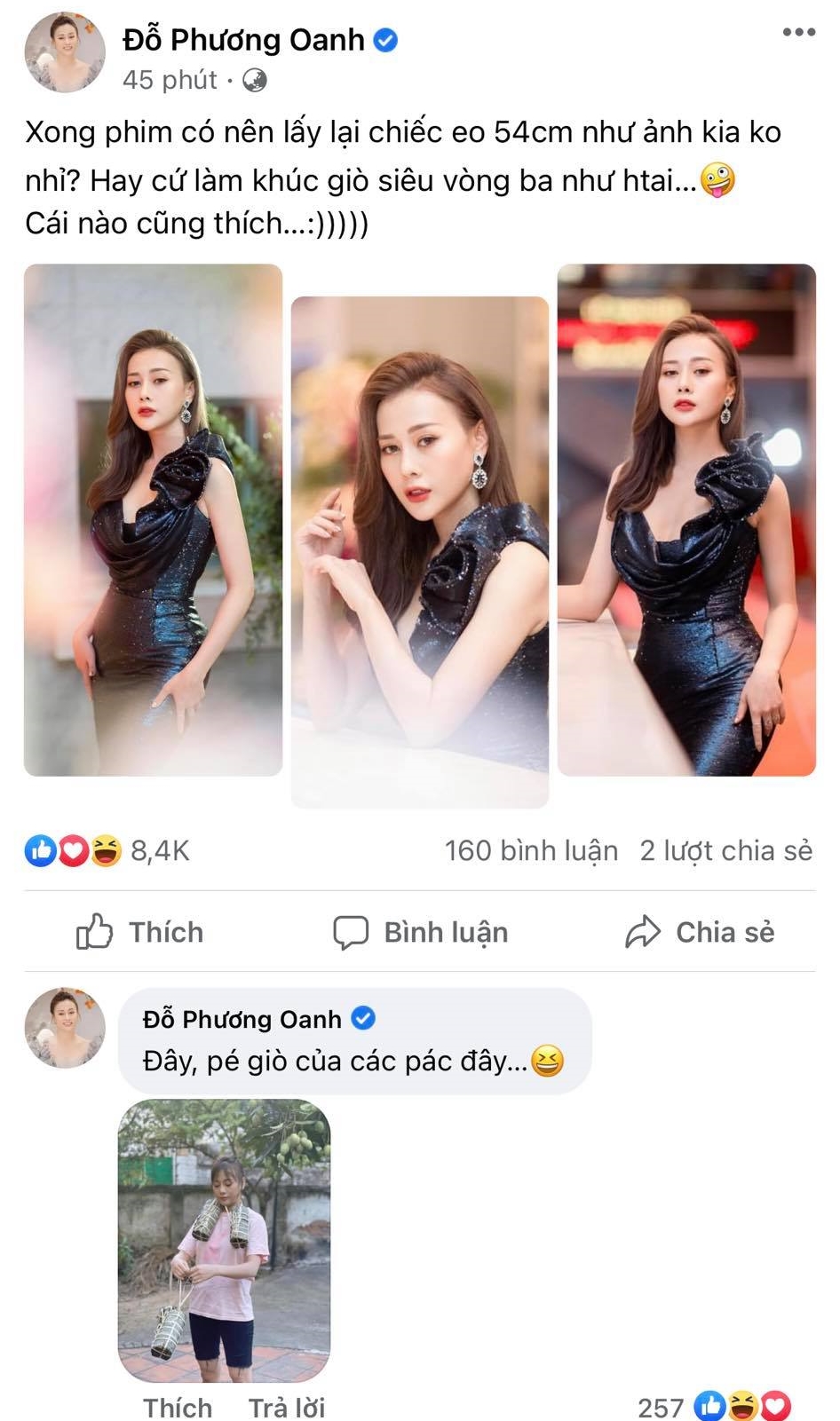 Phương Oanh muốn lấy lại vòng eo 54cm sau khi tăng cân đóng Hương vị tình thân, Hồng Diễm ngăn cản vì "kỳ thị eo 54" - Ảnh 1. phương oanh, hương vị tình thân