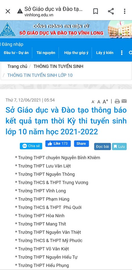 Cập nhật 12/6: Đã có 5 tỉnh thành công bố điểm thi tuyển sinh lớp 10 năm học 2021 - Ảnh 3.