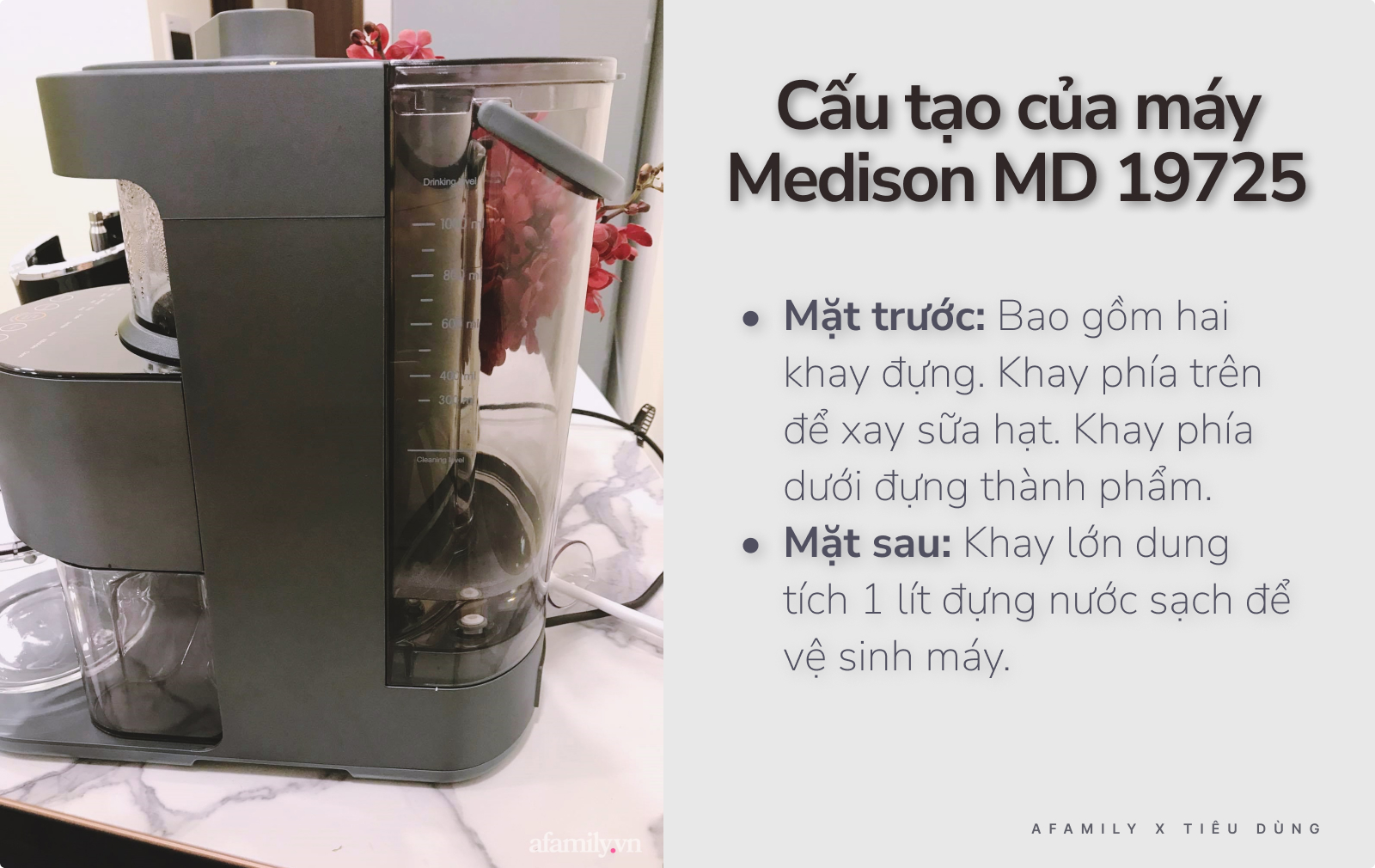8x khoe dùng chiếc máy làm sữa hạt Medion tự nấu tự rửa nhàn tênh nhưng vẫn khiến nhiều chị em &quot;rén&quot; vì nhược điểm này - Ảnh 4.
