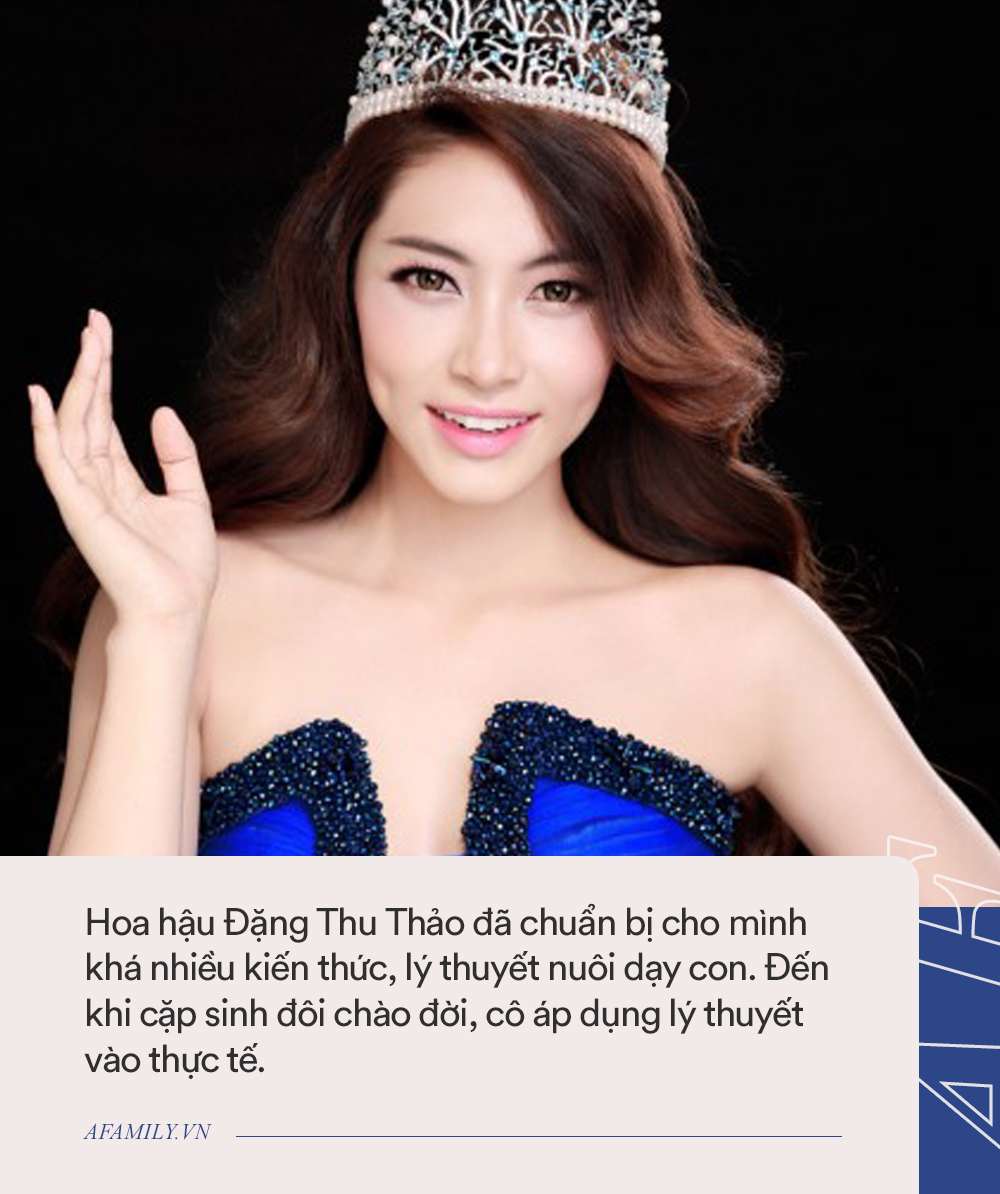 Hoa hậu Đặng Thu Thảo: Mụn tàn phá nhan sắc khi mang bầu, đổi lại có cặp sinh đôi đáng yêu, cách dạy con càng miễn chê - Ảnh 4. Hoa hậu Đặng Thu Thảo: Mụn tàn phá nhan sắc khi mang bầu, đổi lại có cặp sinh đôi đáng yêu, cách dạy con càng miễn chê - Ảnh 4.