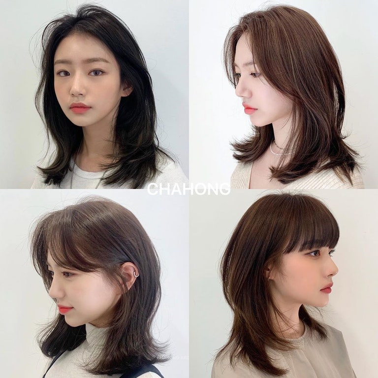 Kiểu tóc xoăn Hàn Quốc rất được chị em phụ nữ yêu thích. Với các đường nét xoắn của mái tóc, bạn sẽ trông thật tinh khôi và nữ tính.