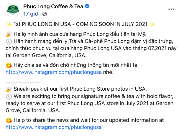 Tiếp nối Cộng, Phúc Long mở cửa hàng đầu tiên ở nước ngoài với thiết kế đậm chất Việt Nam, fan rục rịch hẹn ngày được check-in - Ảnh 1.